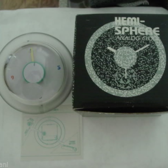 Vintage Hemisphere Round Dome Clock New - Picture 6 of 7